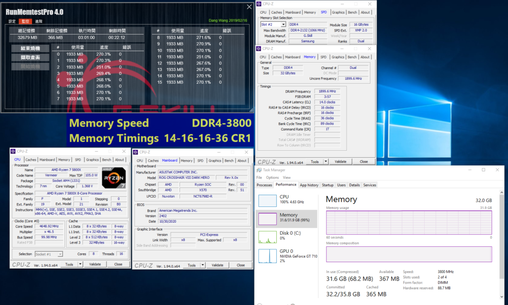 G.SKill Trident Z Neo DDR4 Memory Kits For AMD Ryzen 5000 Desktop CPUs_2