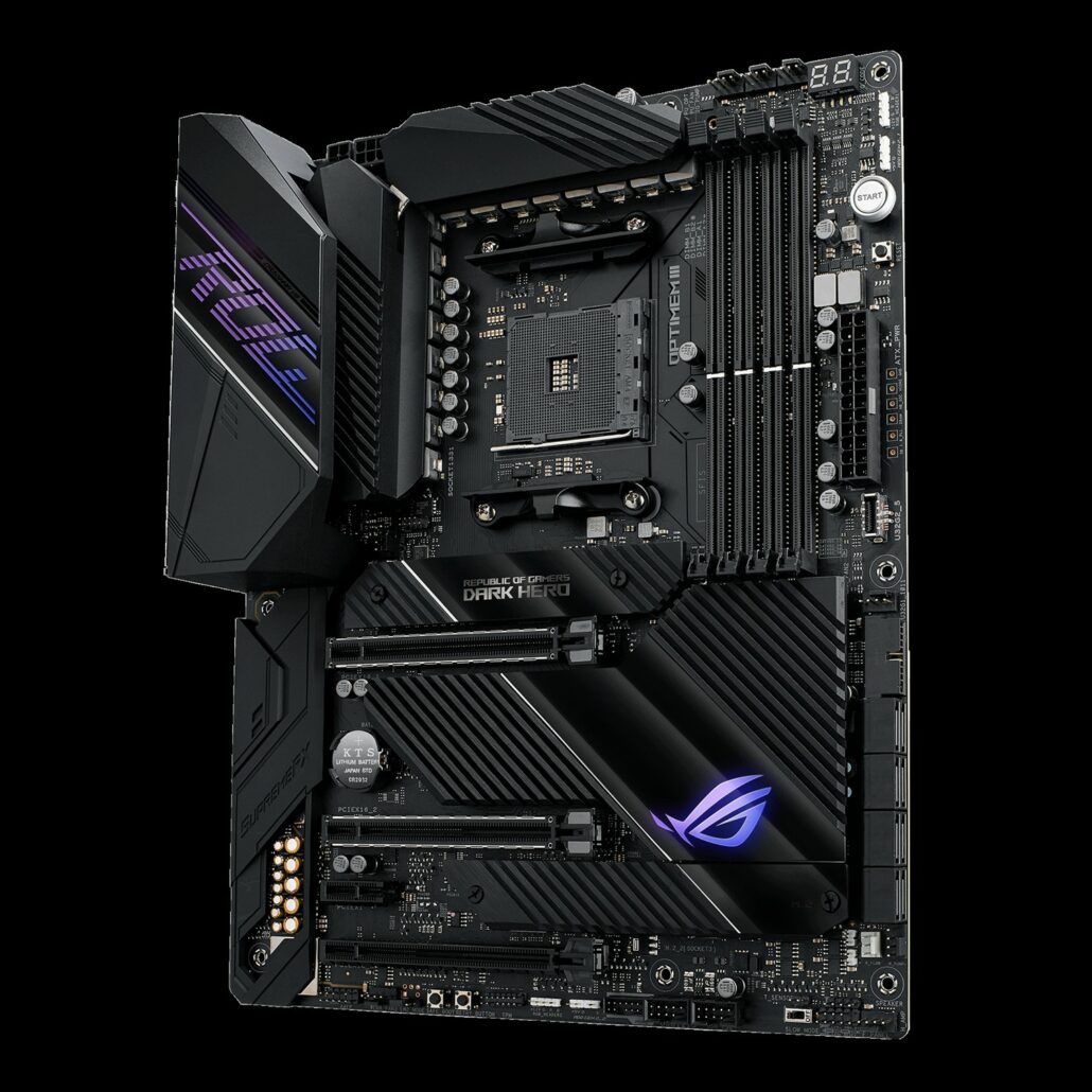 ASUS ROG Crosshair VIII DARK Hero Motherboard For AMD Ryzen 5000 Zen 3 Desktop CPUs